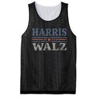 Harris Waltz2024 Retro Stripe Kamala Harris Tim Waltz 24 Mesh Reversible Basketball Jersey Tank