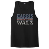 Harris Waltz2024 Retro Stripe Kamala Harris Tim Waltz 24 PosiCharge Competitor Tank