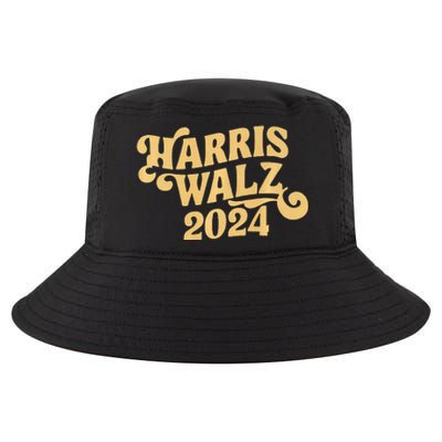 Harris Walz Retro Cursive Premium Cool Comfort Performance Bucket Hat