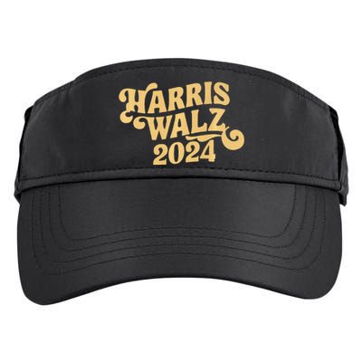 Harris Walz Retro Cursive Premium Adult Drive Performance Visor