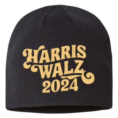 Harris Walz Retro Cursive Premium Sustainable Beanie