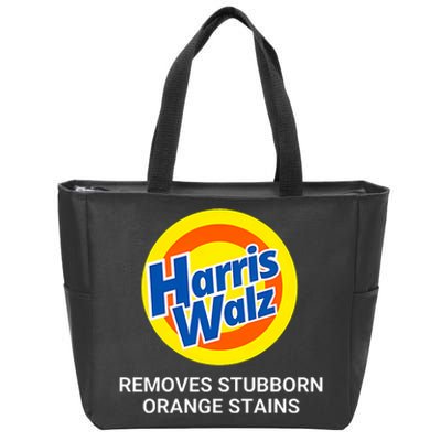 Harris Walz Remove Stubborn Orange Stains Election 2024 Zip Tote Bag