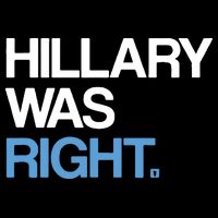Hillary Was Right Liberal Democrat 7-Panel Snapback Hat