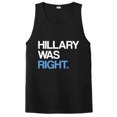 Hillary Was Right Liberal Democrat PosiCharge Competitor Tank