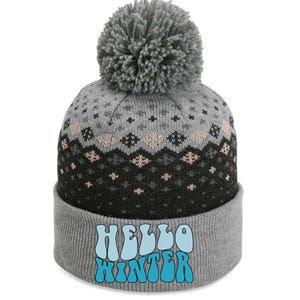 Hello Winter Retro The Baniff Cuffed Pom Beanie