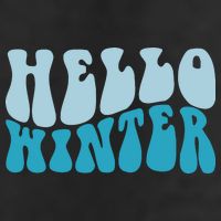 Hello Winter Retro 7 Panel Mesh Trucker Snapback Hat
