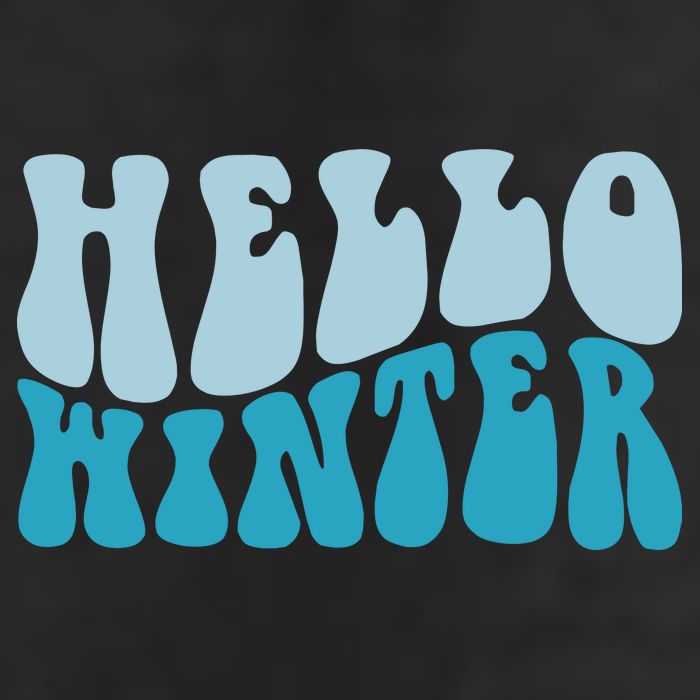 Hello Winter Retro 7 Panel Mesh Trucker Snapback Hat
