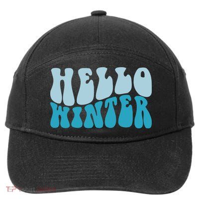 Hello Winter Retro 7-Panel Snapback Hat