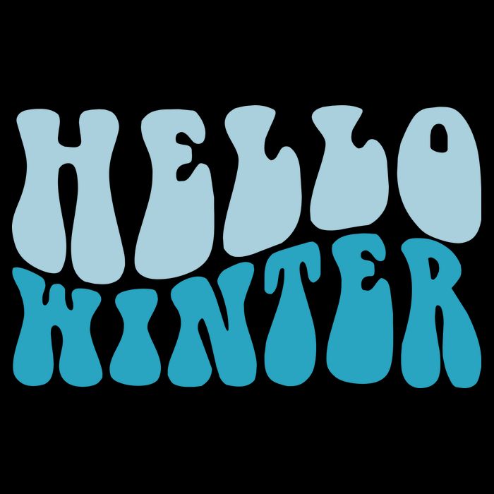 Hello Winter Retro 7-Panel Snapback Hat