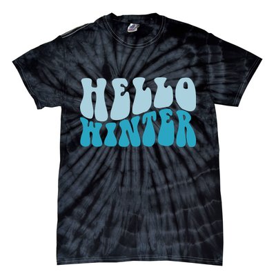 Hello Winter Retro Tie-Dye T-Shirt