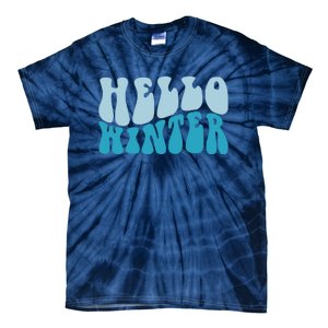 Hello Winter Retro Tie-Dye T-Shirt