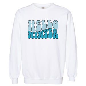 Hello Winter Retro Garment-Dyed Sweatshirt