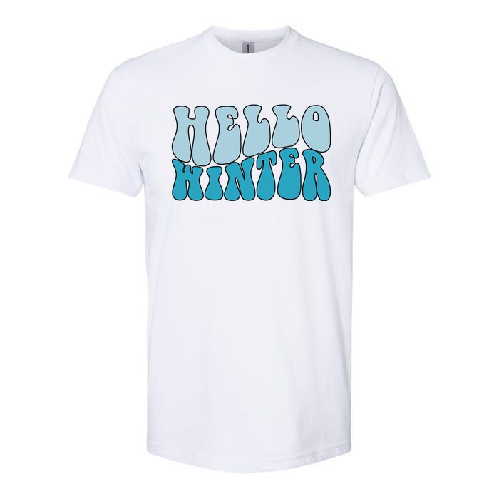 Hello Winter Retro Softstyle CVC T-Shirt