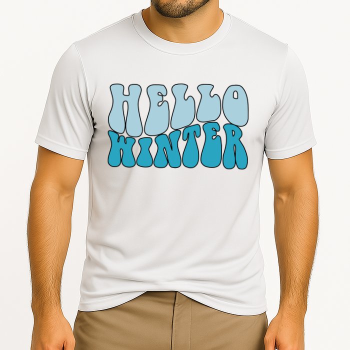 Hello Winter Retro Performance Shirt
