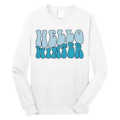 Hello Winter Retro Long Sleeve Shirt