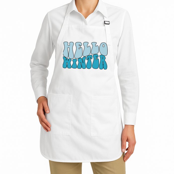 Hello Winter Retro Apron