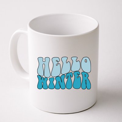 Hello Winter Retro Mug
