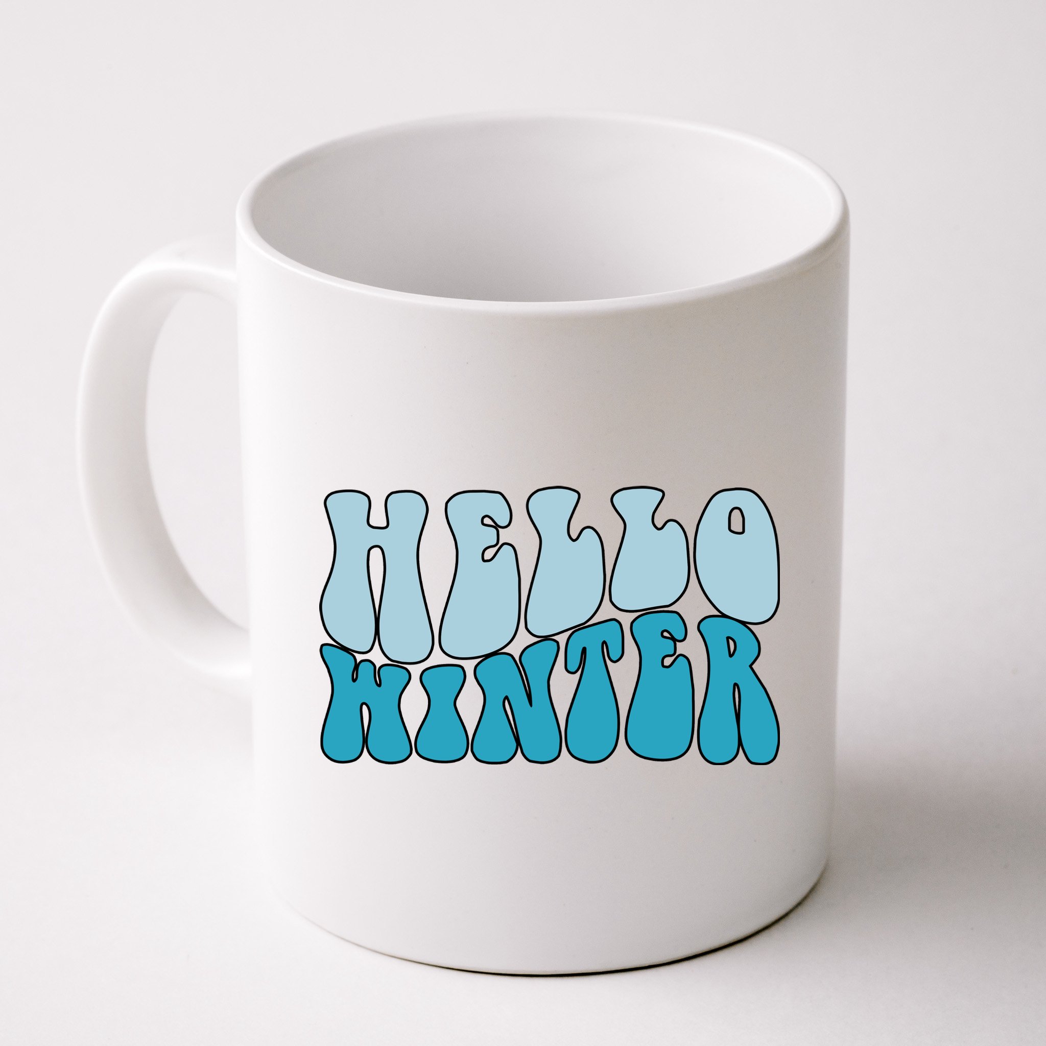 Hello Winter Retro Mug