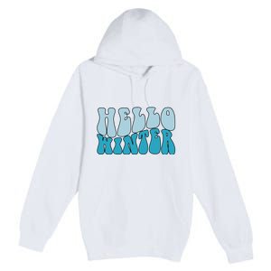 Hello Winter Retro Premium Pullover Hoodie