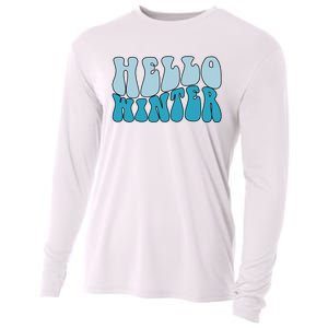 Hello Winter Retro Cooling Performance Long Sleeve Crew