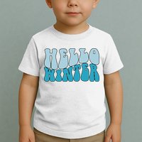 Hello Winter Retro Toddler T-Shirt
