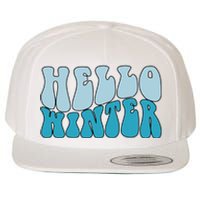 Hello Winter Retro Wool Snapback Cap