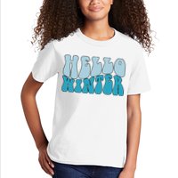 Hello Winter Retro Kids T-Shirt