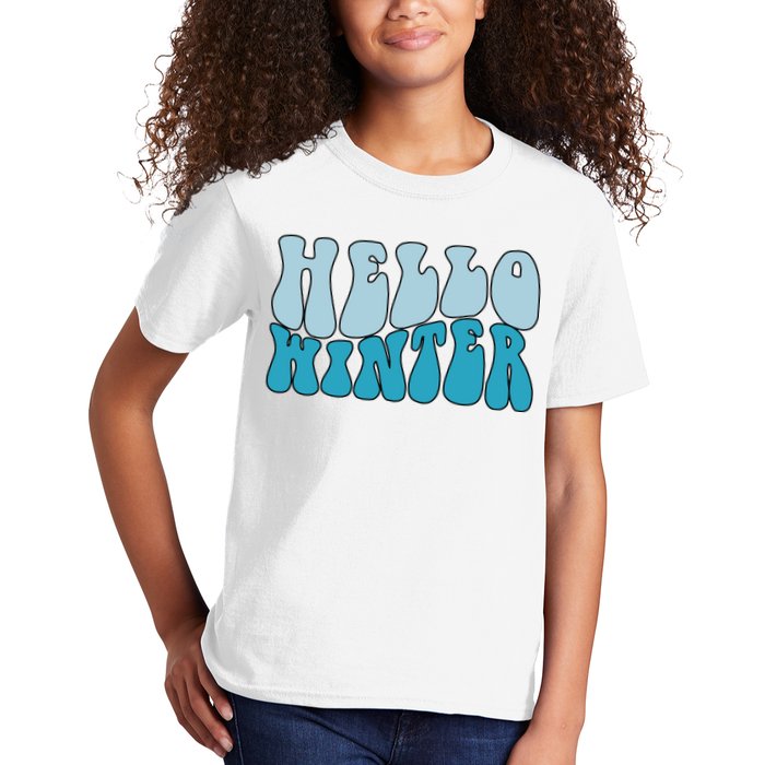 Hello Winter Retro Kids T-Shirt