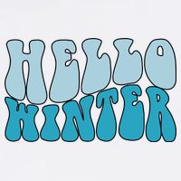 Hello Winter Retro Kids T-Shirt