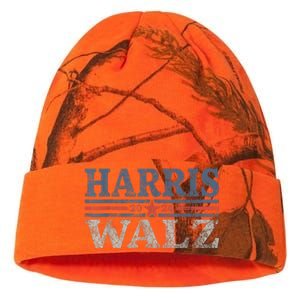 Harris Waltz2024 Retro Stripe Kamala Harris Tim Waltz 24 Kati Licensed 12" Camo Beanie