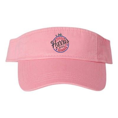 Harris Walz Radical Cat Lady Person Election Kamala Walz Valucap Bio-Washed Visor