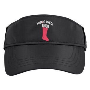 Hung Well Raunchy Christmas Dirty Christmas Party Joke Adult Drive Performance Visor