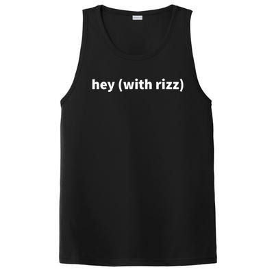 Hey With Rizz Viral Trending Social Media PosiCharge Competitor Tank