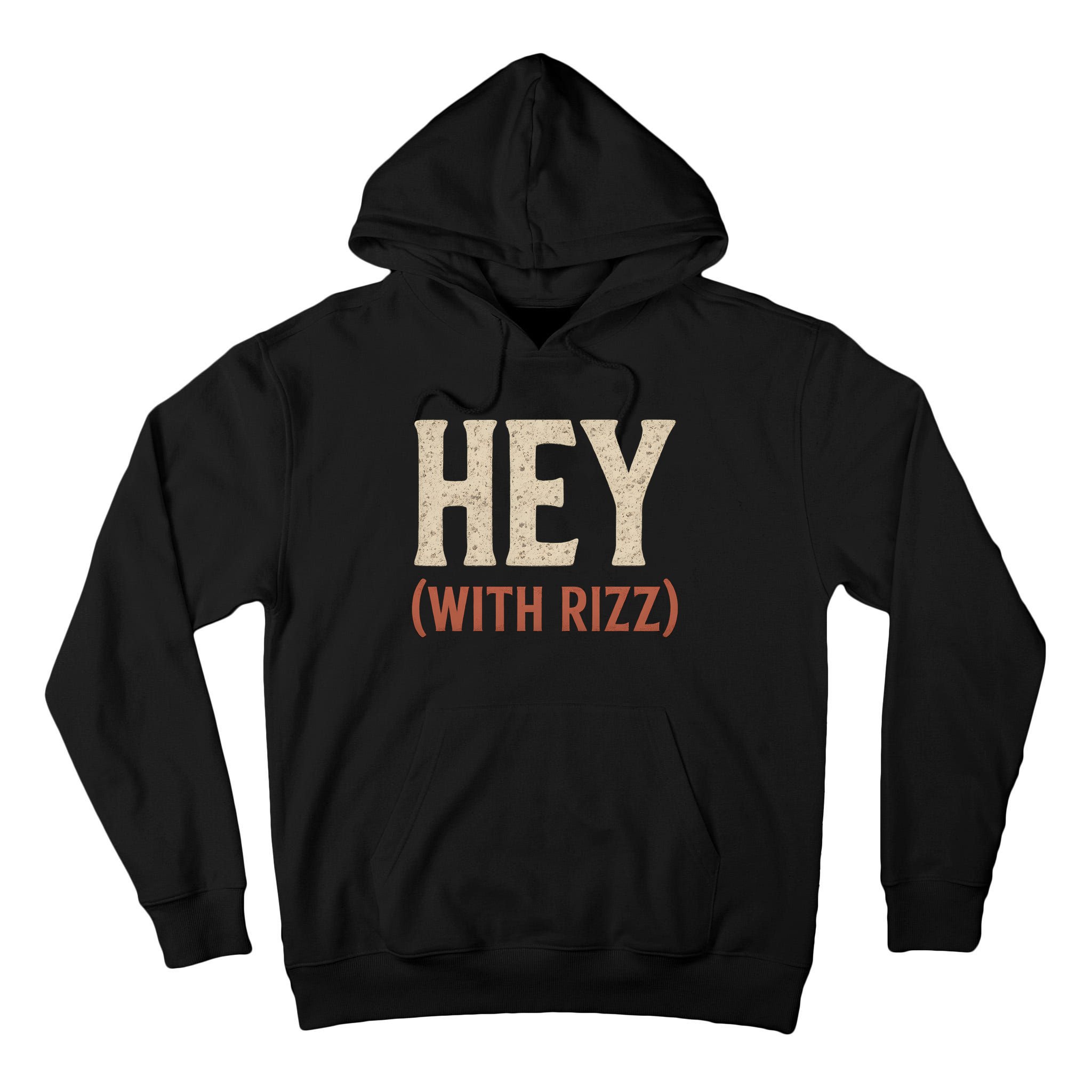 Hey (With Rizz) Tall Hoodie