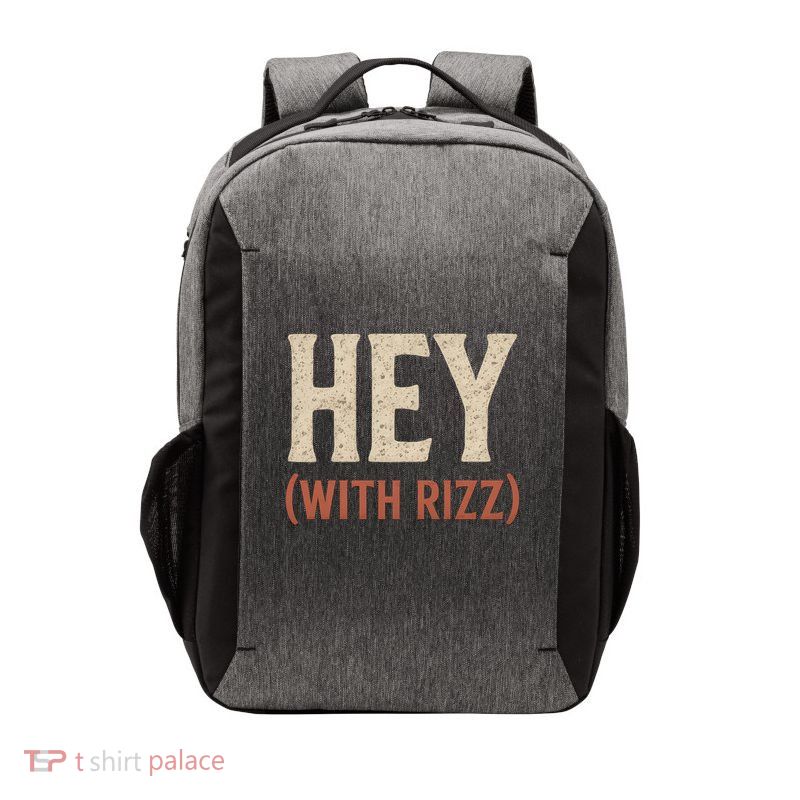 Hey (With Rizz) Vector Backpack