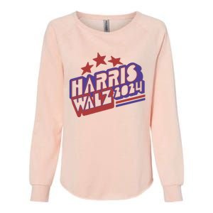 Harris Walz Retro Vibe Kamala Harris Election 2024 Womens California Wash Sweatshirt