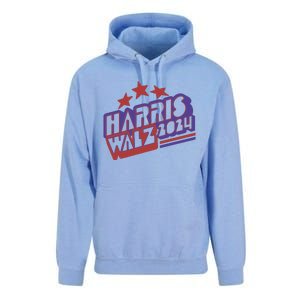 Harris Walz Retro Vibe Kamala Harris Election 2024 Unisex Surf Hoodie