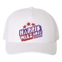 Harris Walz Retro Vibe Kamala Harris Election 2024 Yupoong Adult 5-Panel Trucker Hat