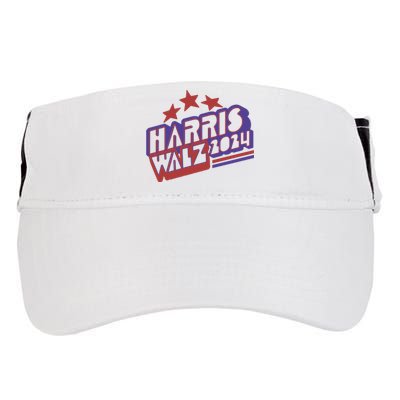 Harris Walz Retro Vibe Kamala Harris Election 2024 Adult Drive Performance Visor