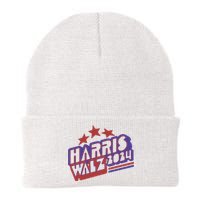 Harris Walz Retro Vibe Kamala Harris Election 2024 Knit Cap Winter Beanie