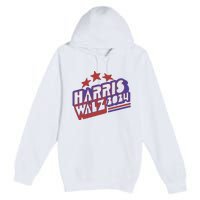 Harris Walz Retro Vibe Kamala Harris Election 2024 Premium Pullover Hoodie