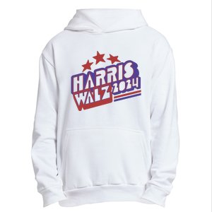 Harris Walz Retro Vibe Kamala Harris Election 2024 Urban Pullover Hoodie