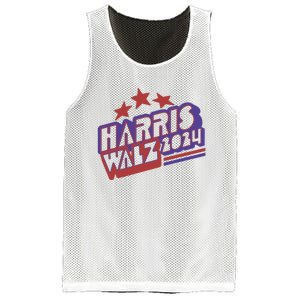 Harris Walz Retro Vibe Kamala Harris Election 2024 Mesh Reversible Basketball Jersey Tank