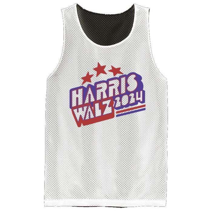 Harris Walz Retro Vibe Kamala Harris Election 2024 Mesh Reversible Basketball Jersey Tank