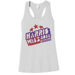 Harris Walz Retro Vibe Kamala Harris Election 2024 Women's Racerback Tank