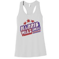 Harris Walz Retro Vibe Kamala Harris Election 2024 Women's Racerback Tank