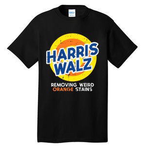 Harris Walz Removing Weird Orange Stains Tall T-Shirt