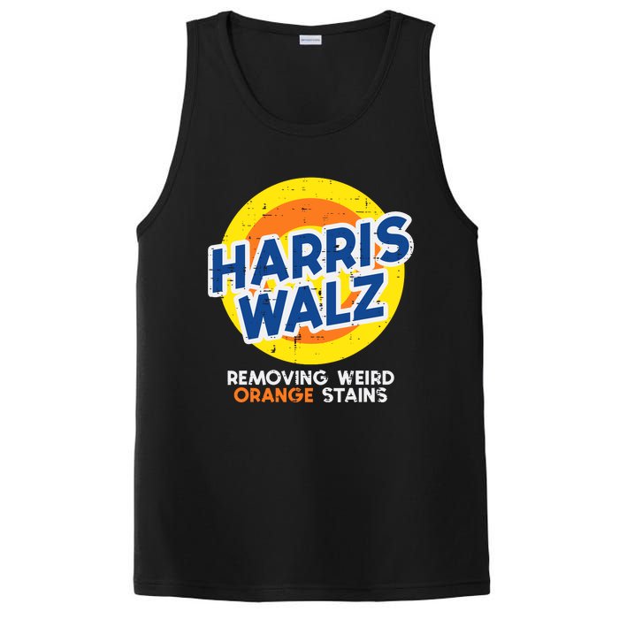 Harris Walz Removing Weird Orange Stains PosiCharge Competitor Tank