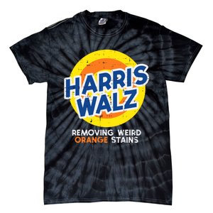 Harris Walz Removing Weird Orange Stains Tie-Dye T-Shirt