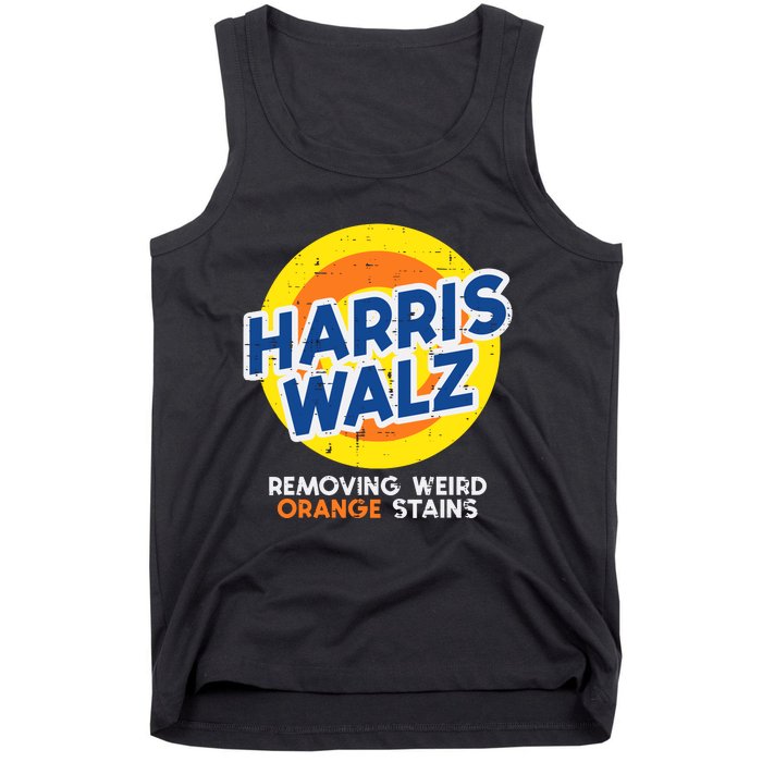 Harris Walz Removing Weird Orange Stains Tank Top